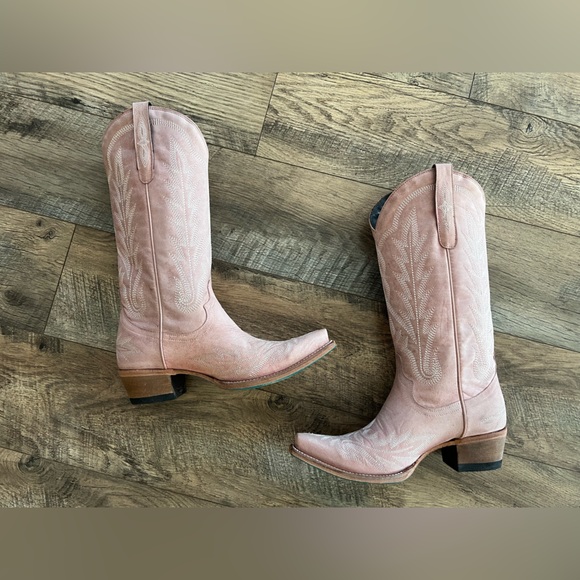 Lane Lexington blush cowboy boot size 7.5 - Picture 6 of 16